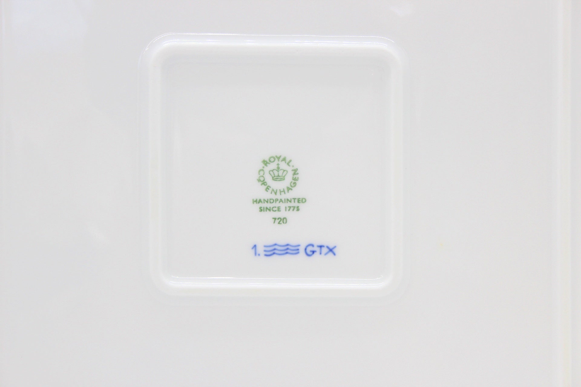 ROYAL COPENHAGEN(ロイヤルコペンハーゲン) ブルーフルーテッド プレイン スクエアディッシュ 20cm プレート 2枚セット - 安心保証・業界最安値の販売 福助